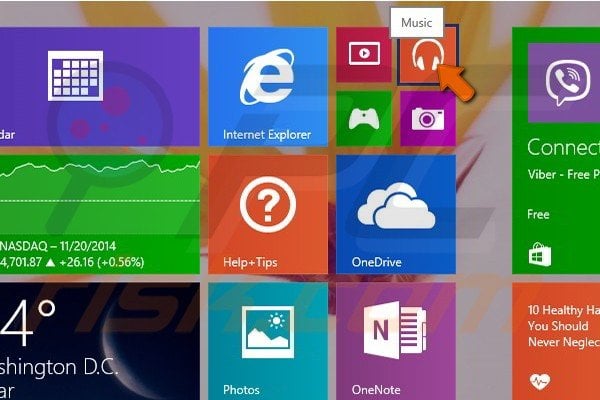 Creating app groups in Windows 8.1 step 2