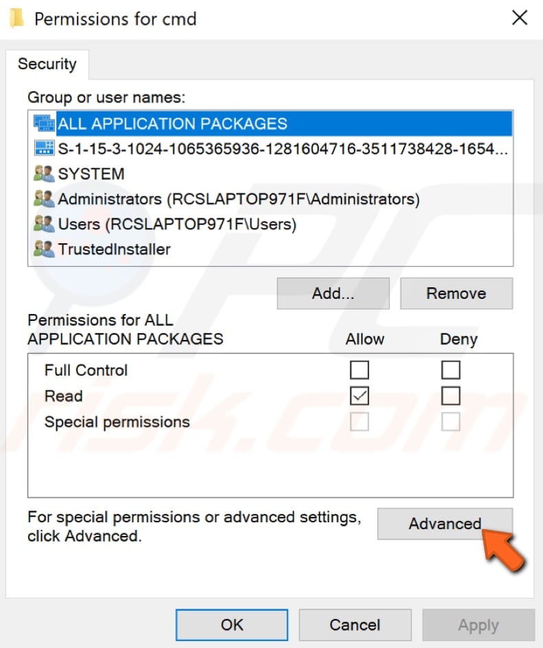 how to bring back open command window here option to the background context menu step 2