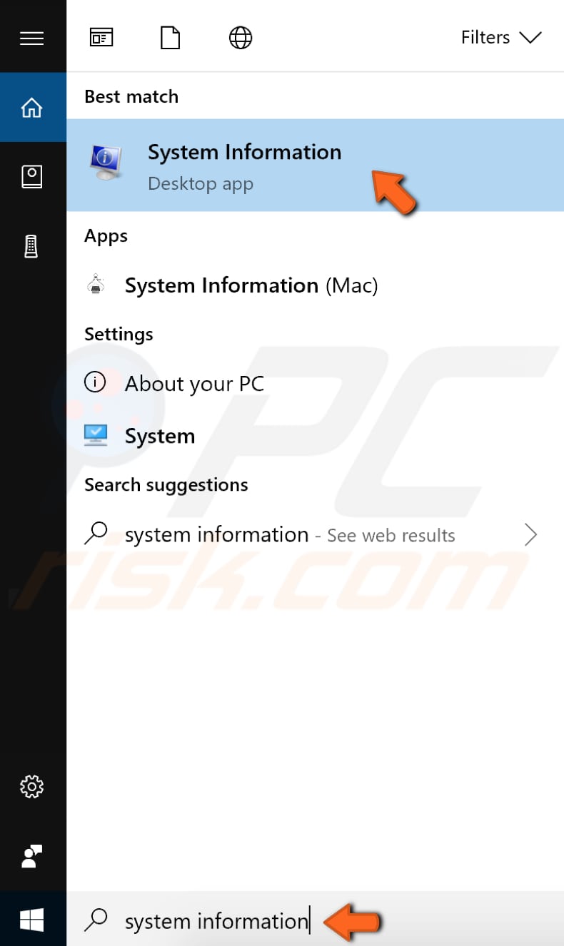 how to find your IP address in system information step 1