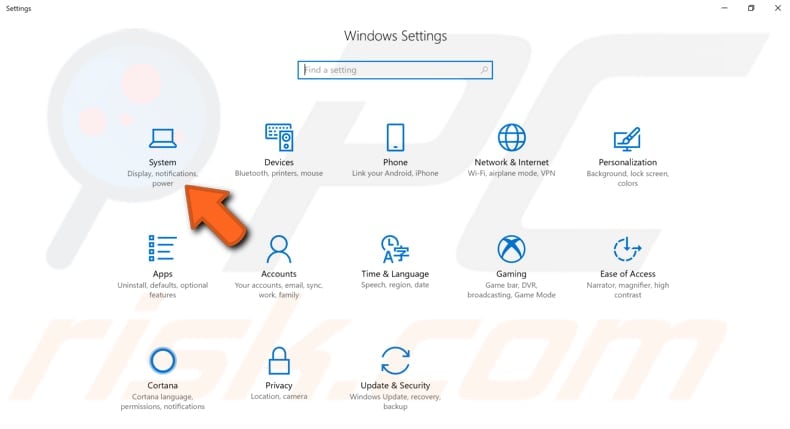 how to check your system type on windows 10 step 2