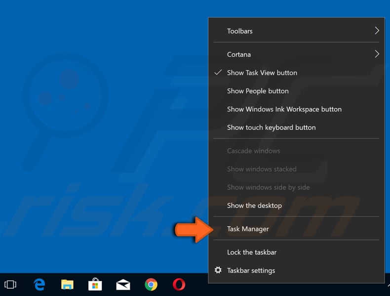 open command prompt from task manager step 1