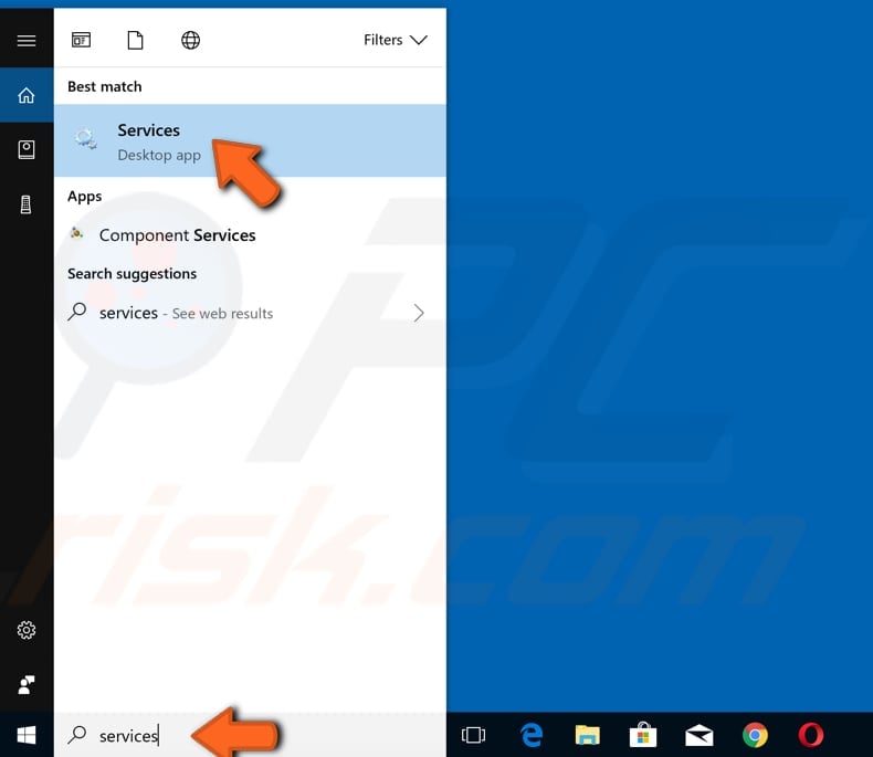 stopping windows update service step 1