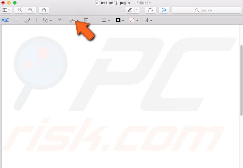 sign documents electronically on Mac step 2