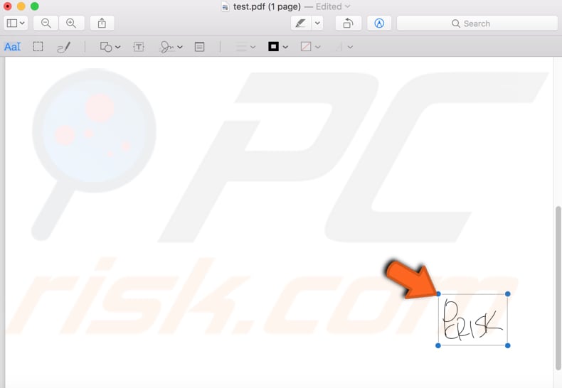 sign documents electronically on Mac step 6