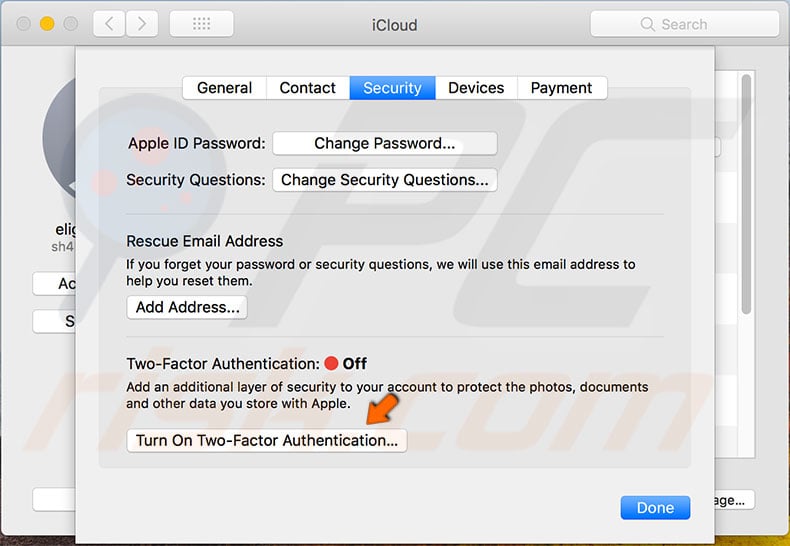 icloud-turn-on-two-factor