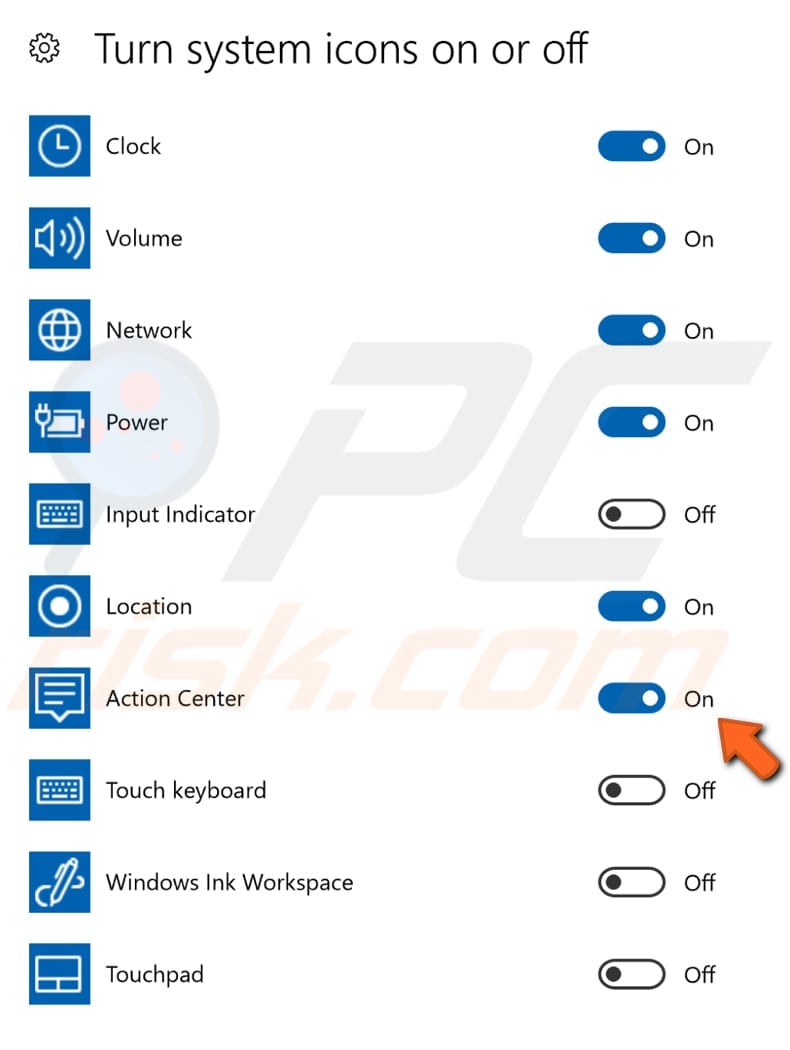customize taskbar settings step 4