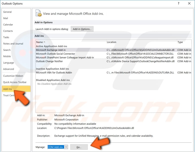 start microsoft outlook in safe mode step 4