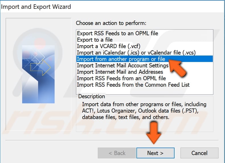 create new outlook profile step 7