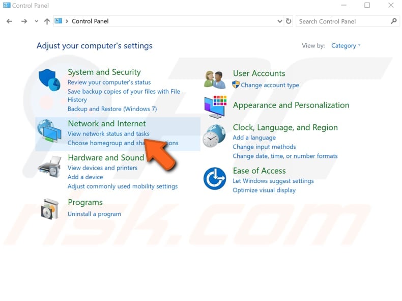 disable proxy step 1