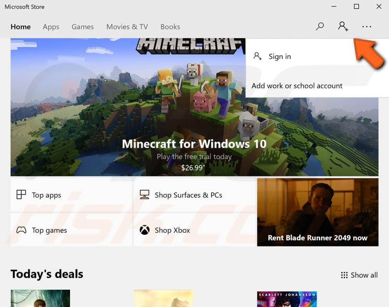 sign out from your account