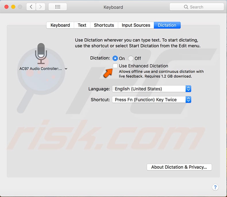 enable-enhanced-dictation