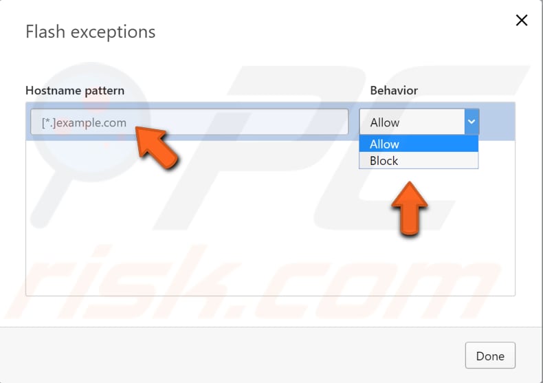 enable adobe flash player in opera step 4