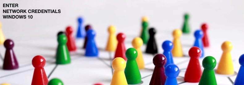 enter network credentials