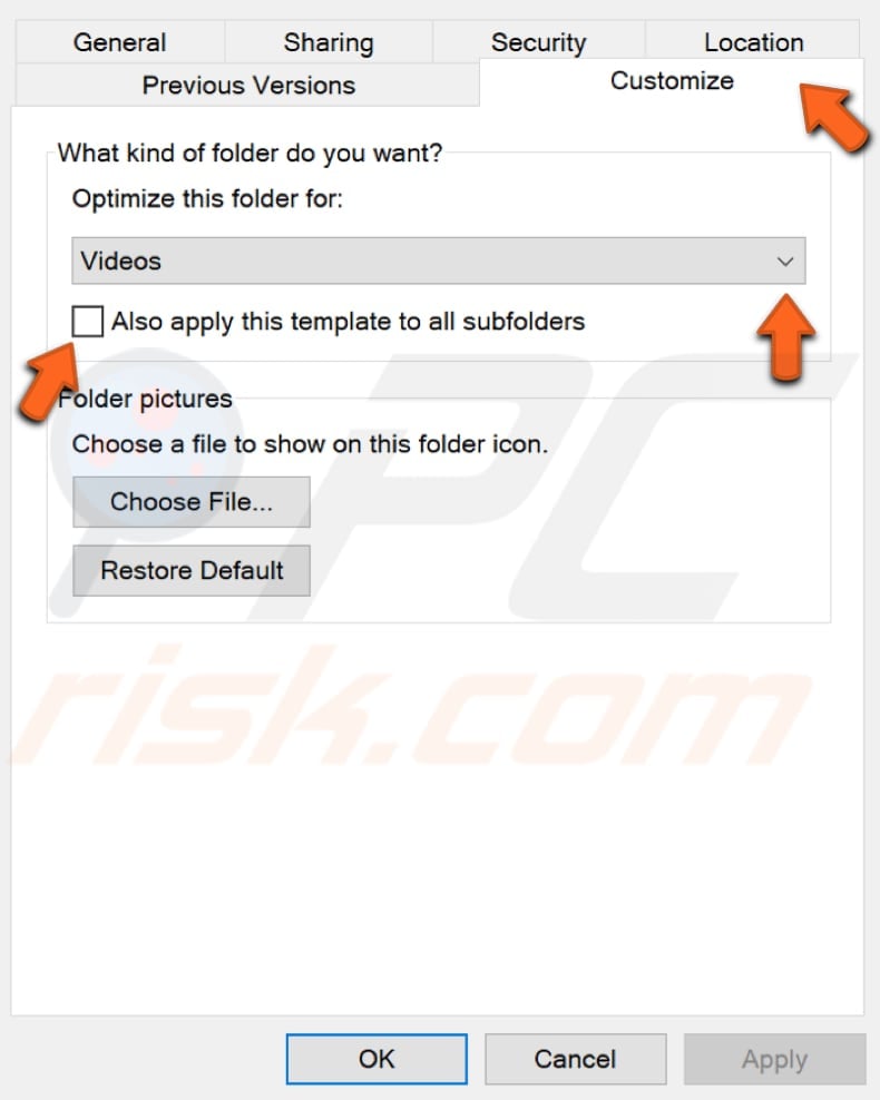 optimize folders step 2