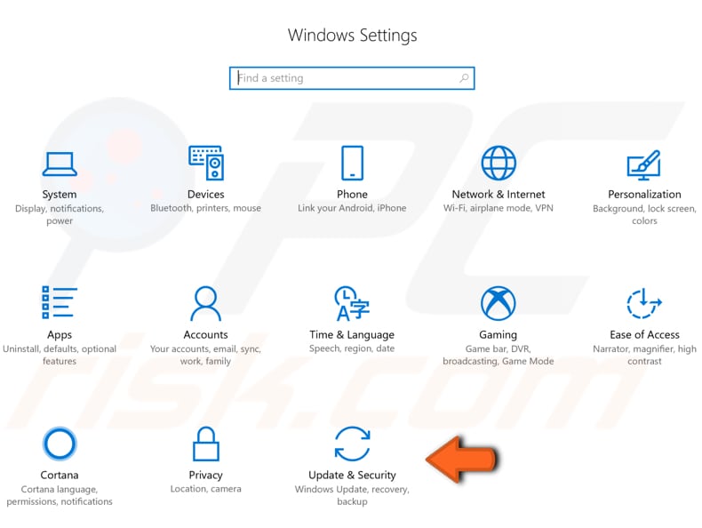 start windows in safe mode step 1