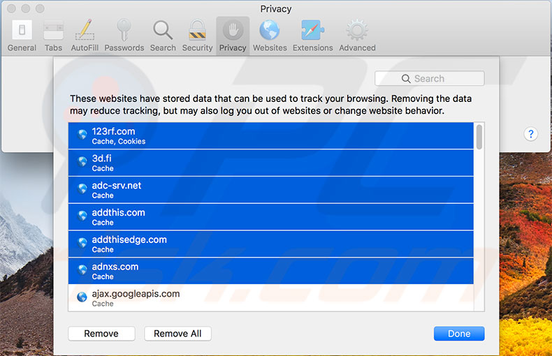 remove-data-safari-mac