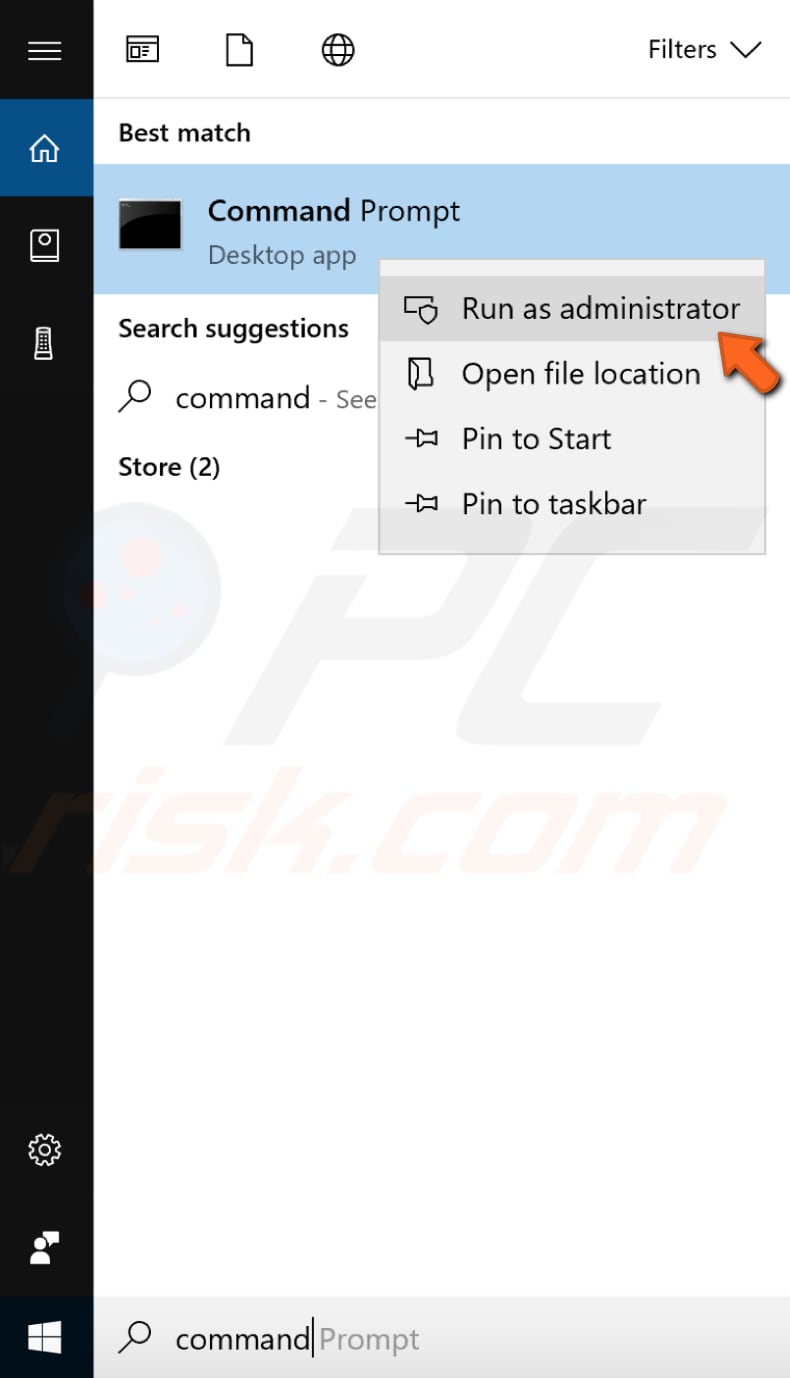 use command prompt step 1