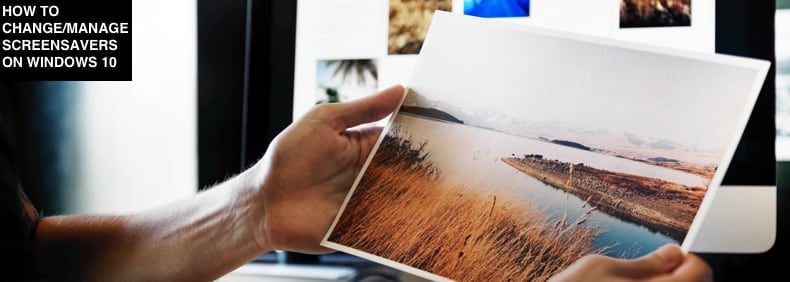 how to change screen saver