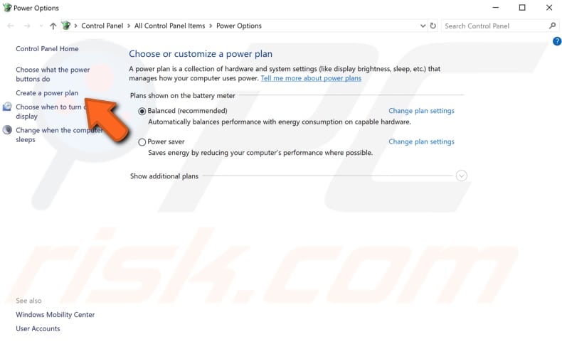 change power plan to high performance step 5