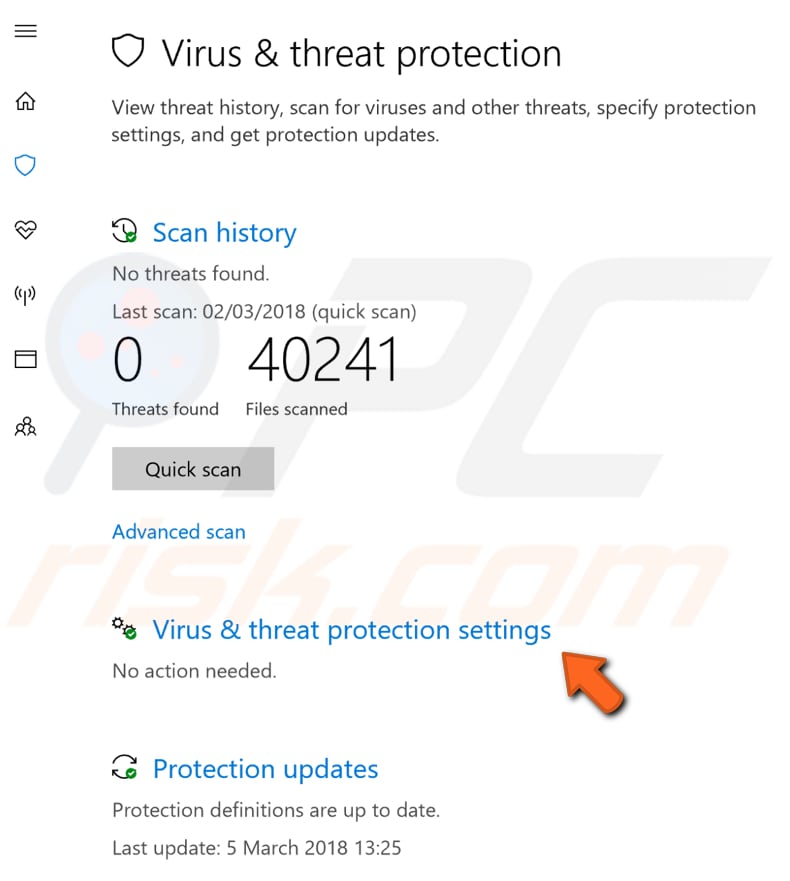 disable windows defender cloud protection step 2