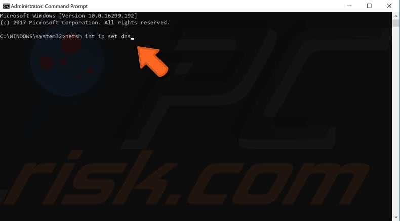reset tcp/ip step  2