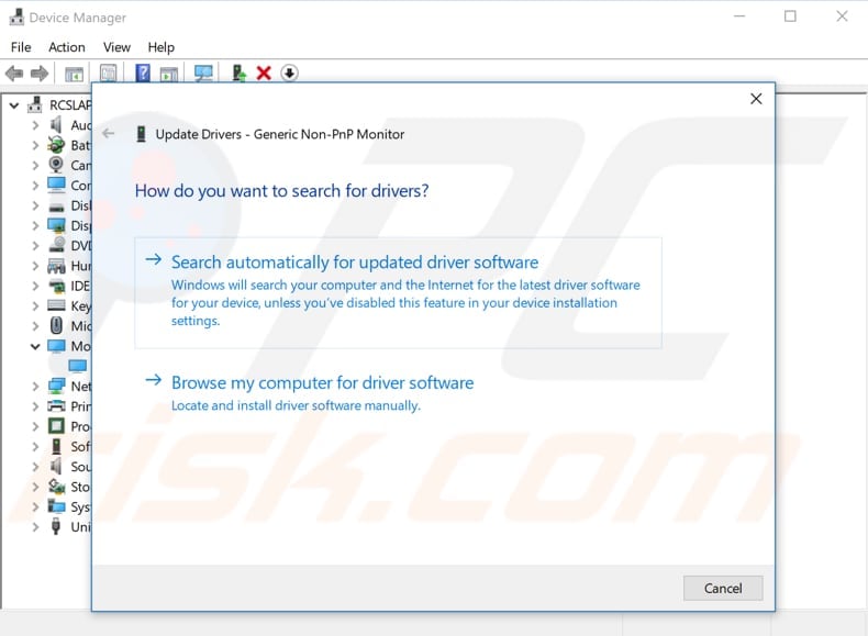 update your drivers step 3
