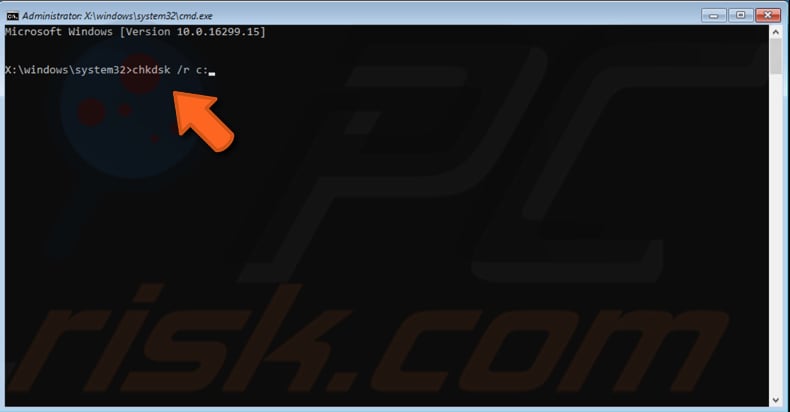rebuild bcd repair mbr step 2