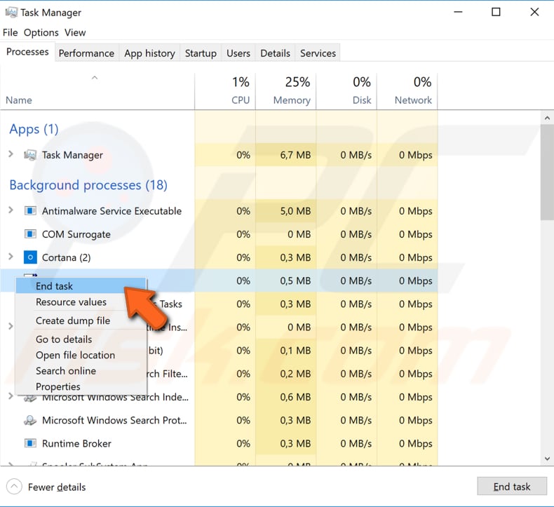 end iCloud process step 2
