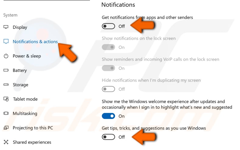 disable runtime broker step 2