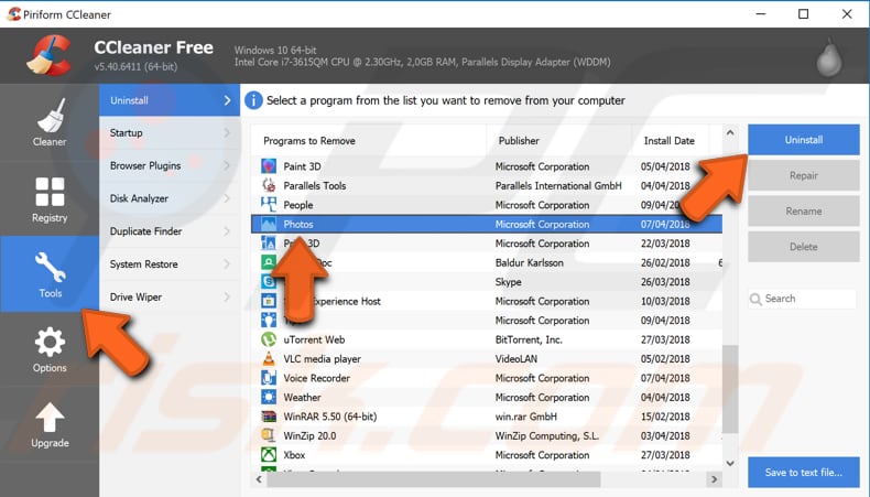 reinstall microsoft photos app step 3
