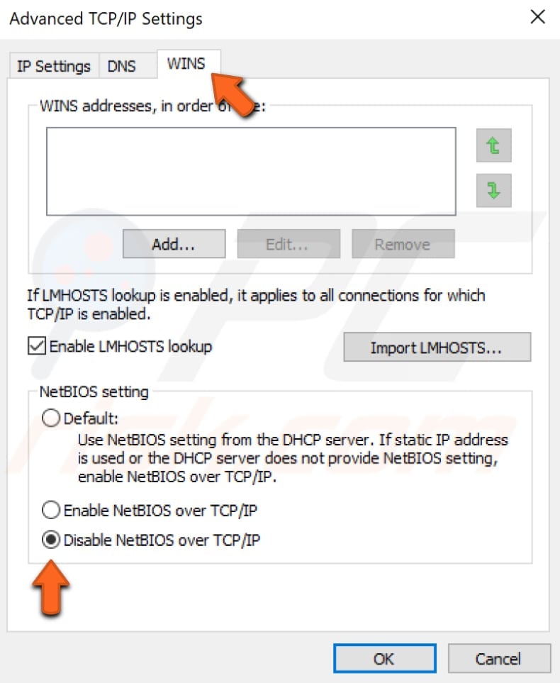 disable netbios step 7