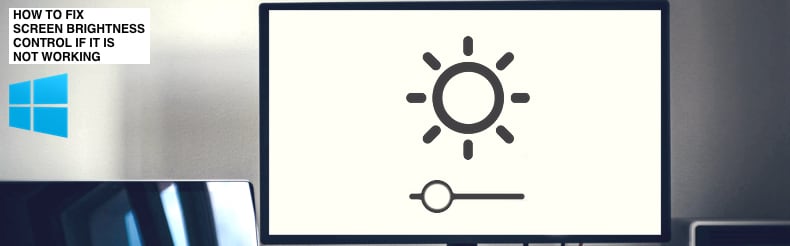 screen brightness control not working