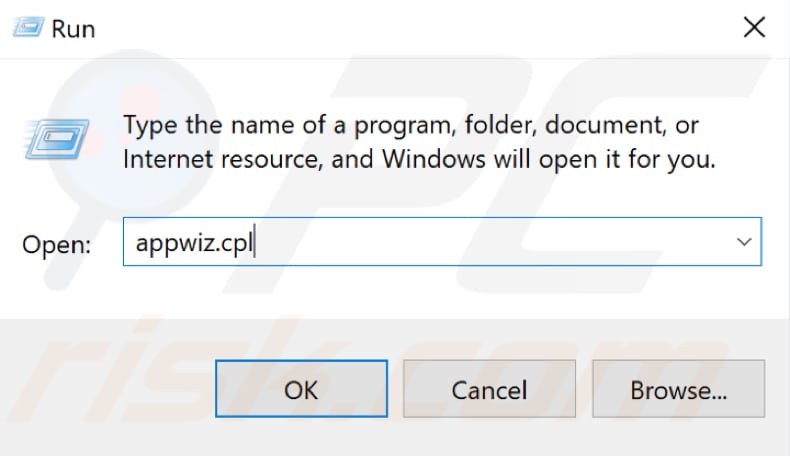 reinstall the application step 1