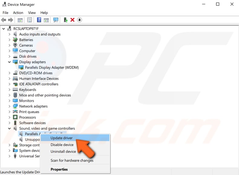 update hdmi audio driver step 1