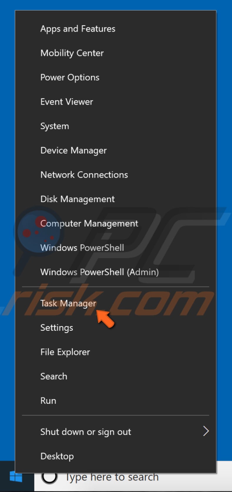 close the application step 3