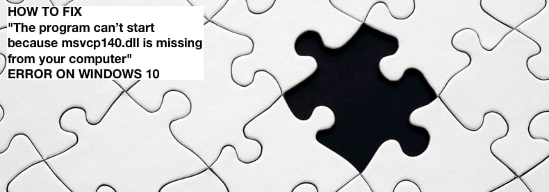 msvcp140.dll missing