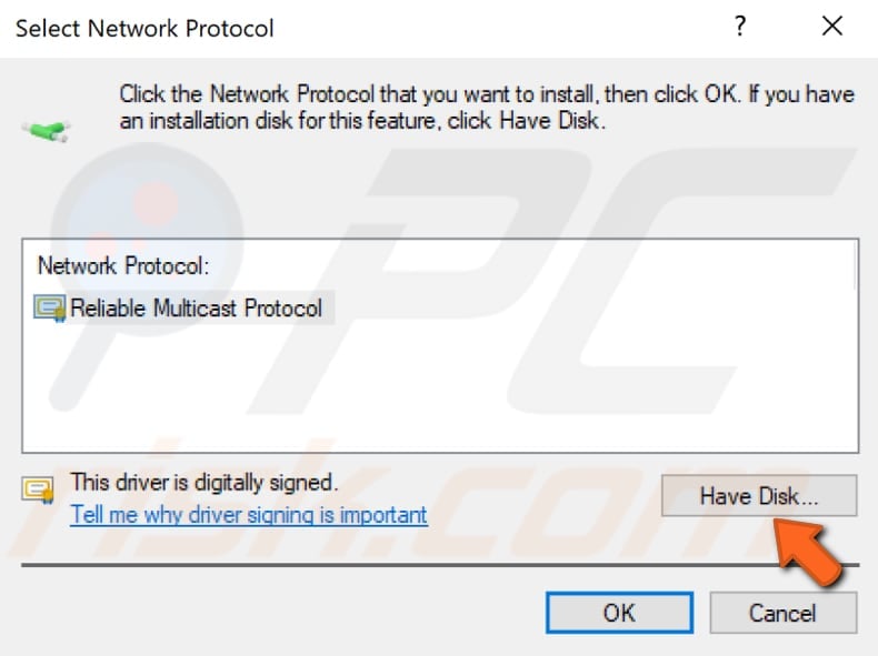 delete winsock keys and reinstall tcpip step 12