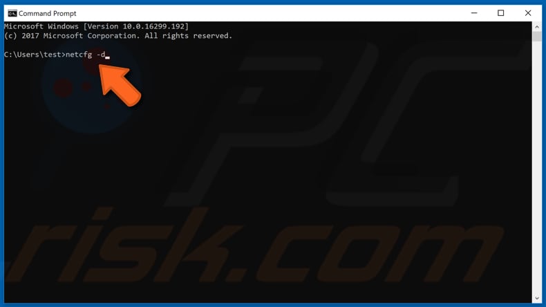 use ipconfig commands step 2