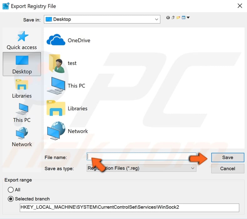 delete winsock keys and reinstall tcpip step 5