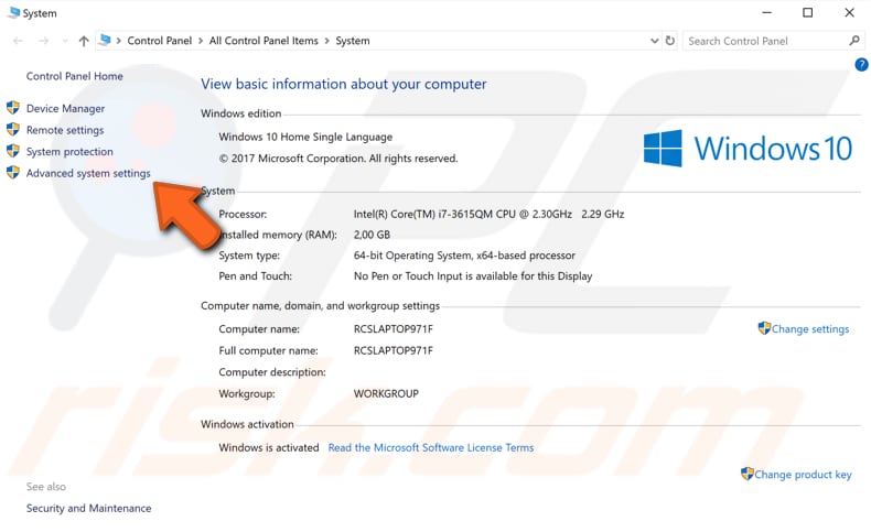 turn on data execution prevention step 2