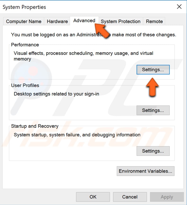 turn on data execution prevention step 3