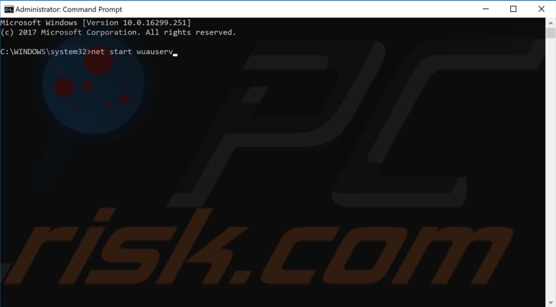 start windows update and bits services step 2