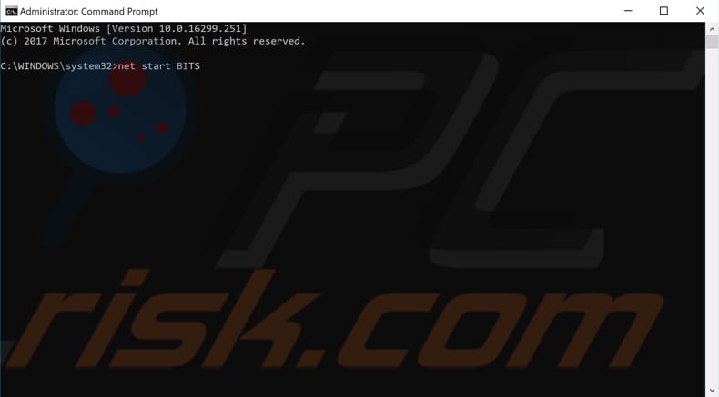 start windows update and bits services step 3