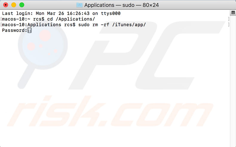 remove-itunes-terminal