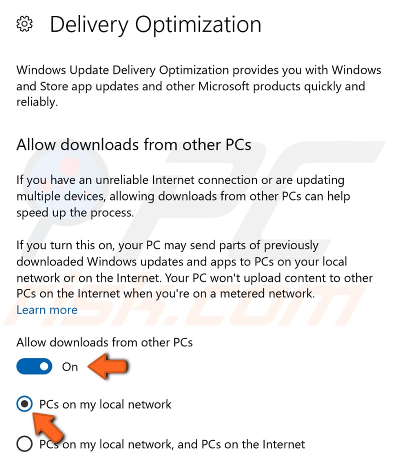 how to limit upload bandwidth step 2