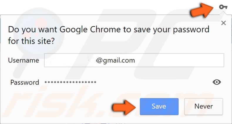 how to make google chrome remember your password