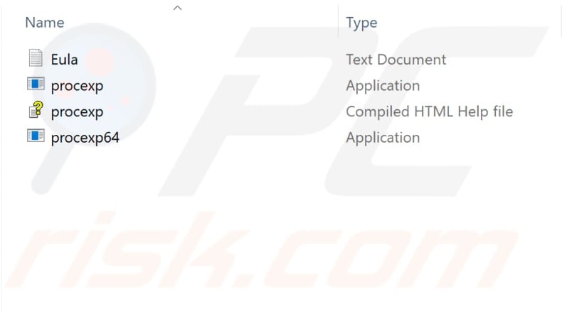 remove files and folders using process explorer step 1