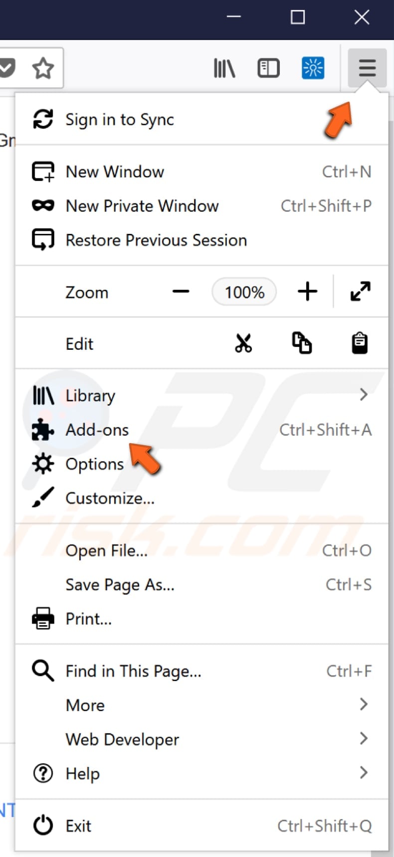 remove true key from your browser step 4