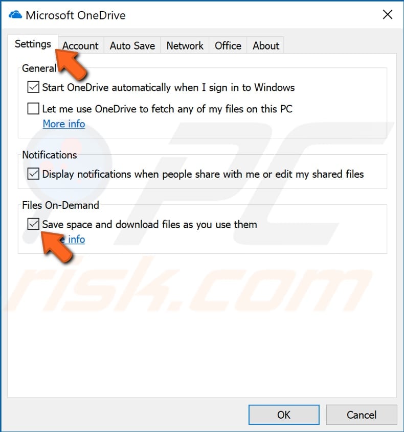 how to use OneDrive files on-demand step 4