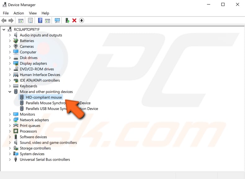update your mouse driver step 2